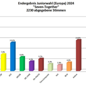 Juniorwahl zur Europawahl 2024: BSZW hat gewählt: SPD stärkste Kraft!
